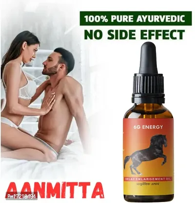 AANMITTA 6G ENERGY Oil Massage Oil for Men Boys Time Booster Extra Pleasure Oil Extra Stamina  Power Massage Oil-thumb0