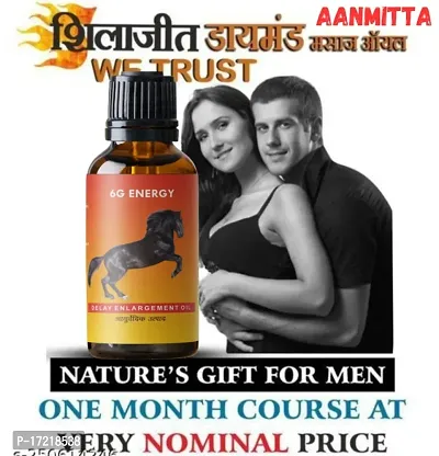 AANMITTA 6G ENERGY Oil Massage Oil for Men Boys Time Booster Extra Pleasure Oil Extra Stamina  Power Massage Oil