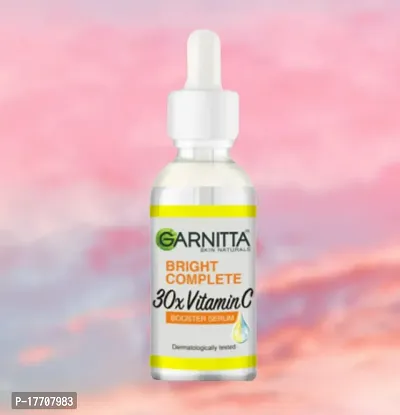 GARNITTA Skin Naturals, Face Serum, For Brighter  Clear Skin, Bright Complete Vitamin C Booster, 30 ml-thumb0