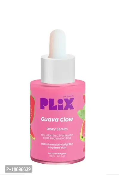 PLIX 3% Glycolic Acid Guava Serum For Glowing Skin  Gentle Exfoliation | Visibly Minimizes Dark Spots | For Women  Men, All Skin Types | 30 ml-thumb0