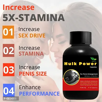 Hulk Power Sexual Power Tablets For Men Long Time Increase Growth 1 Sex Power Capsule Ayurvedic-thumb0