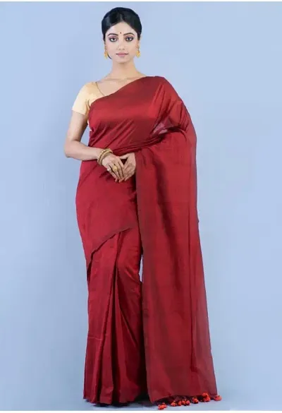 Alluring Cotton Saree with Blouse piece 