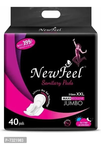 NEW FEEL SANITARY PADS FOR GIRLS AND WOMEN PACK OF 40-thumb0