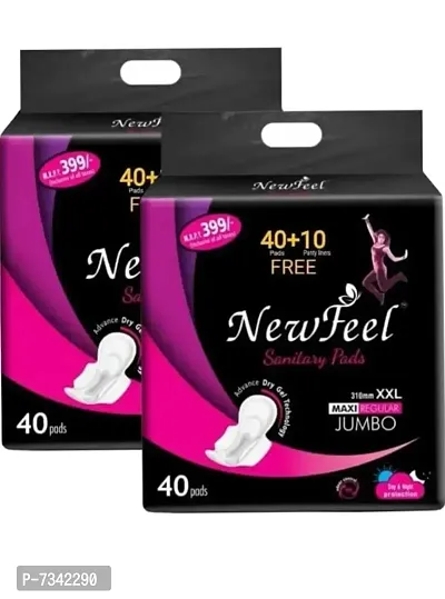 NEW FEEL SANITARY PADS FOR GIRLS AND WOMEN PACK OF 100-thumb0
