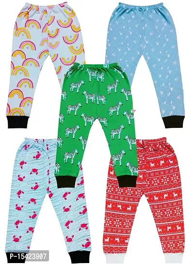 Triviso Baby boy and Kids Cotton Pajama Pant,Lower Pant (1-5 Year) Unisex Pack of 5-thumb0