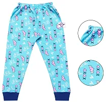 Triviso Kids Cotton Winter Pajama Regual Fit Trackpants for 6 Months - 5 Years Boys  Girls (Pack of 5)-thumb2