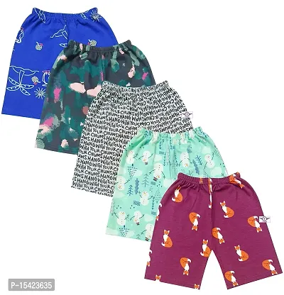 Triviso Kid Boys Shorts Regular Short nekkar Half Pant Unisex (3-10 Year) Pack of 5