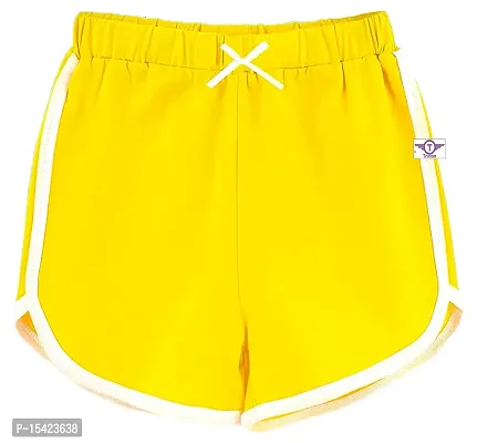 Trend Look Girls Cotton Cycling Shorts/Sports  Casual Shorts for Regular use  Night Shorts Pure Soft  Stretchable(Lycra) Fabric Shorts for 2-16 Years(Pack of 3)-thumb2