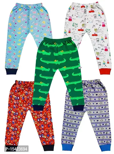 Triviso Baby boy and Kids Cotton Pajama Pant,Lower Pant (1-5 Year) Unisex Pack of 5