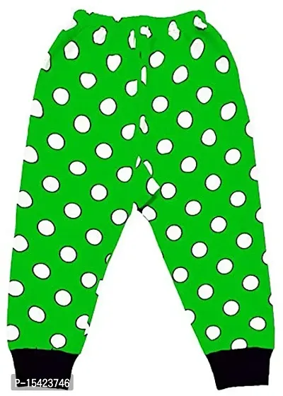 Baby's Cotton Track Pants for Kids Infants  Toddler -Night Pajama/Lowers/Joggers for Boy's and Girl's with Bottom Ribs (Pack of 5; 0-24 Months)-thumb4