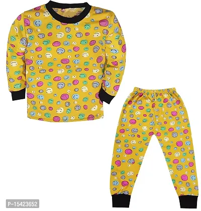 Triviso Boy's  Girl's Cotton Printed Pyjama Set Pack of 1