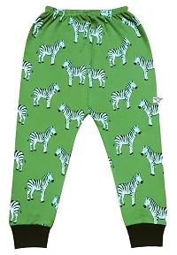 Trend Look Cotton Track Pants for Kids Infants  Toddler -Night Pajama/Lowers/Joggers for Boy's and Girl's with Bottom Ribs- Pack of 5-thumb1