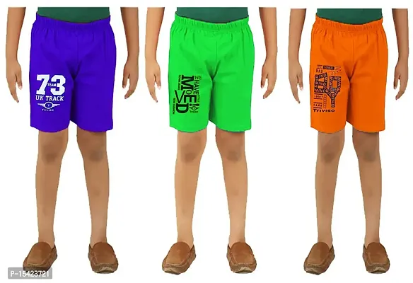 Triviso Kids Boys Shorts/Half Pant/Summer Shorts Set 3-11 Year Pack of 3-thumb0
