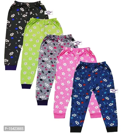 Triviso Cotton Baby Pajama Pants/Track Pants, Daily Use Lower Pant For Kids Boy And Girls Unisex Pack Of 5 (1 Month - 5 Years) Regular