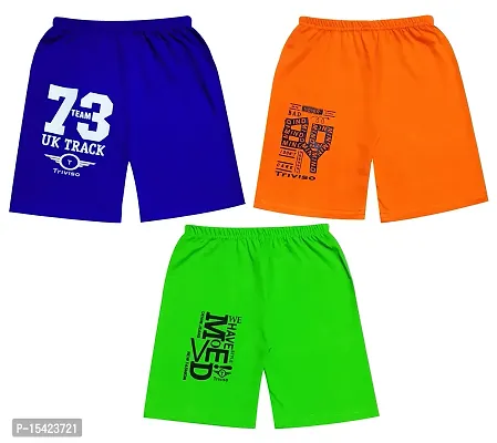 Triviso Kids Boys Shorts/Half Pant/Summer Shorts Set 3-11 Year Pack of 3-thumb3