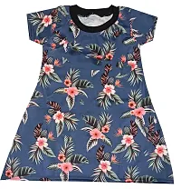 Triviso Girls Cotton Knee Length Frock Dress/Girls top Suit Clothe Set for 0 Month - 5 Years (Pack of 4)-thumb4
