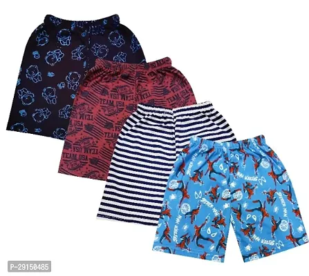 Stylish Cotton Shorts for Boys Pack of 3-thumb0