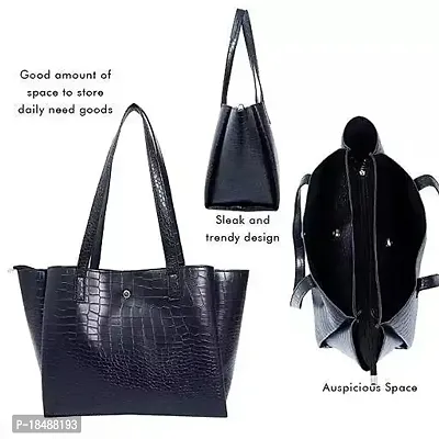 Women Stylish Tote Handbags Pu Leather-thumb4