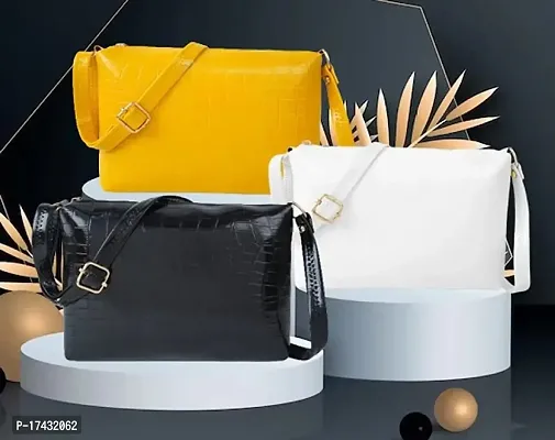 Women Stylish Tote Bag Pu Leather Combo of 2