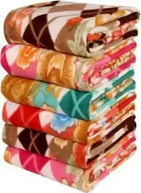 Awaransia Solid Single Fleece Blanket for Mild Winter  (Microfiber, Multicolor)(Pack of 6)-thumb3