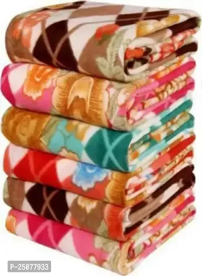 Awaransia Floral  Solid Single Fleece Blanket for Mild Winter  (Microfiber, Multicolor)(Pack of 5)-thumb4