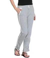 MGrandbear Women's Solid Stripe Hosiery Pyjama for Women (28, Grey)-thumb2