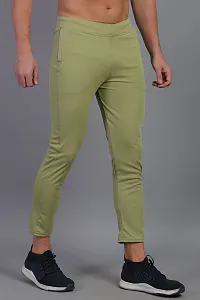 MGrandbear Men's Stretchable Solid Regular Fit Track Pant for Men Pack of 2 (36, Blue-Light Green)-thumb3