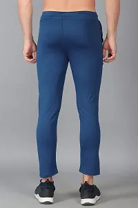 MGrandbear Men's Stretchable Solid Regular Fit Track Pant for Men Pack of 2 (36, Blue-Light Green)-thumb2
