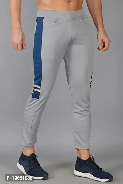 MGrandbear Men's streachable Regular Fit Track Pant for Men (32, Grey)-thumb3