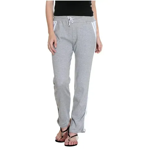 MGrandbear Track Pant for Women (30, Grey)