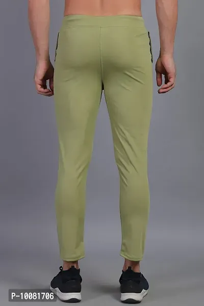 MGrandbear Men's Stretchable Solid Regular Fit Track Pant for Men Pack of 2 (36, Blue-Light Green)-thumb5