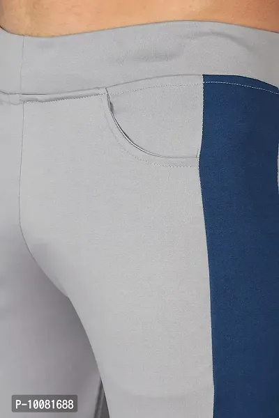 MGrandbear Men's streachable Regular Fit Track Pant for Men (32, Grey)-thumb5