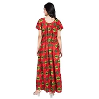 Women's Cotton Floral  Printed Nighty / Maxi-thumb1