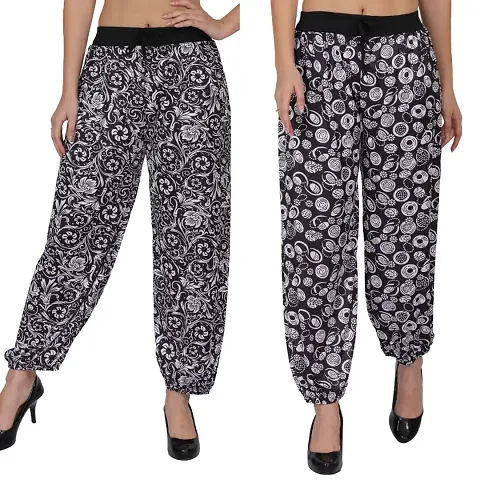 Trendy and Stylish Printed Harem pant Pack of 2