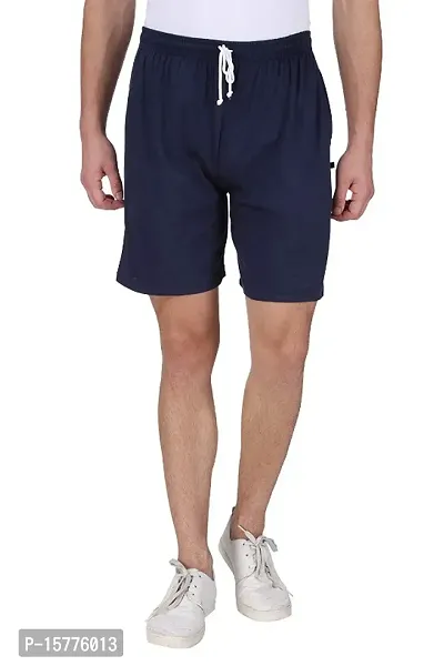 Solid Trendy Cotton  Shorts For Men-thumb0