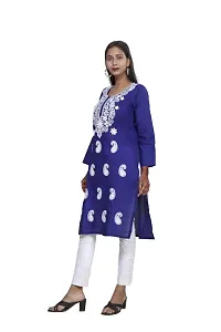 Sahara Women's Georgette Chikankari Embroidery Kurta-thumb2