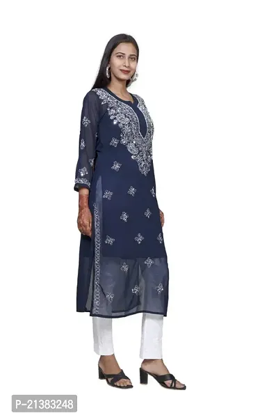 Stylish Fancy Designer Georgette Kurta For Women-thumb3