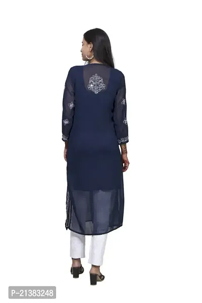 Stylish Fancy Designer Georgette Kurta For Women-thumb5