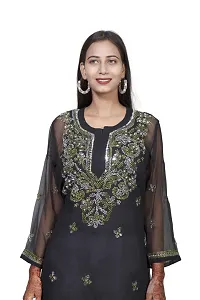 Stylish Fancy Designer Georgette Kurta For Women-thumb3