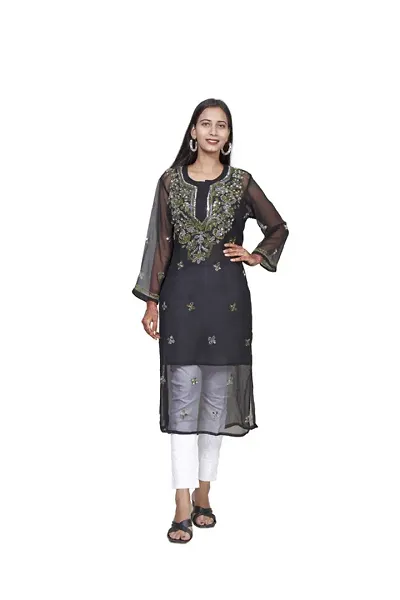 Stylish Fancy Designer Georgette Kurta