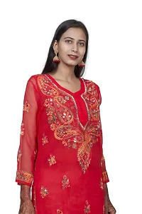 Stylish Fancy Designer Georgette Kurta For Women-thumb1