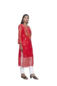 Stylish Fancy Designer Georgette Kurta For Women-thumb2