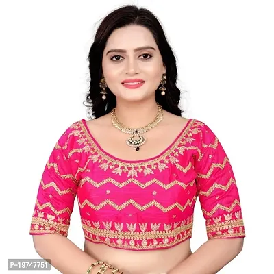 Fancy Silk Blend Blouses For Women