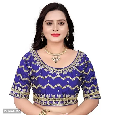 Fancy Silk Blend Blouses For Women