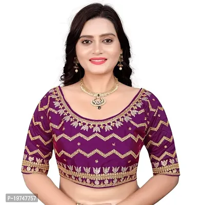 Fancy Silk Blend Blouses For Women