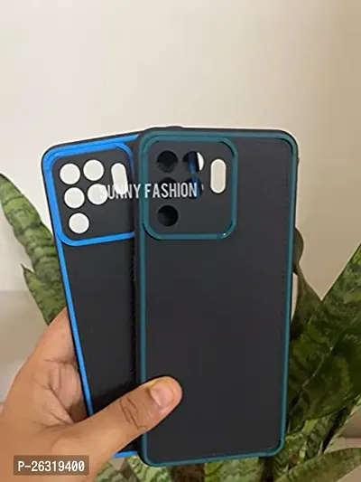 SUNNY FASHION Back Case Cover for Oppo F19 Pro Shockproof | Hybrid Bumper | 360 Degree Camera Protection Back Cover for Oppo F19 Pro (Blue)-thumb4