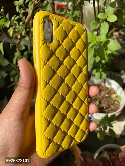 SUNNY FASHION Premium Shockproof Leather Case Cover Compatible with iPhone XR - Yellow-thumb4