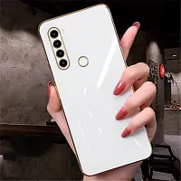 SUNNY FASHION Back Cover for Xiaomi Redmi Note 8 Liquid TPU Silicone Shockproof Flexible with Camera Protection Soft Back Cover Case for Xiaomi Redmi Note 8 (White)-thumb1