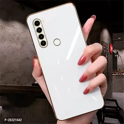 SUNNY FASHION Back Cover for Xiaomi Redmi Note 8 Liquid TPU Silicone Shockproof Flexible with Camera Protection Soft Back Cover Case for Xiaomi Redmi Note 8 (White)-thumb2
