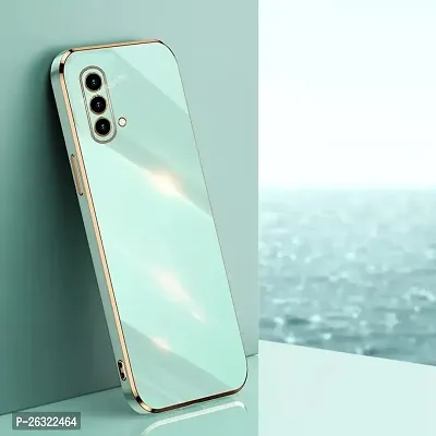 SUNNY FASHION Back Cover for OnePlus Nord CE 5G Liquid TPU Silicone Shockproof Flexible with Camera Protection Soft Back Cover Case for OnePlus Nord CE 5G (Mint Green)